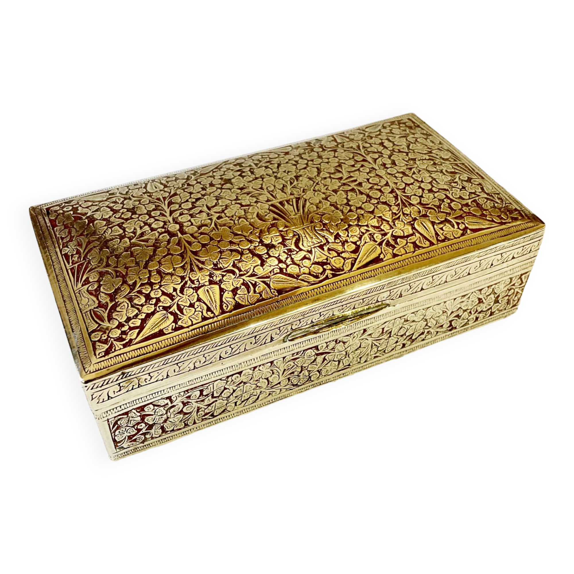 Brass cigar/jewelry box