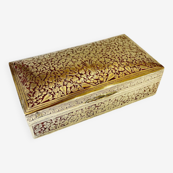 Brass cigar/jewelry box