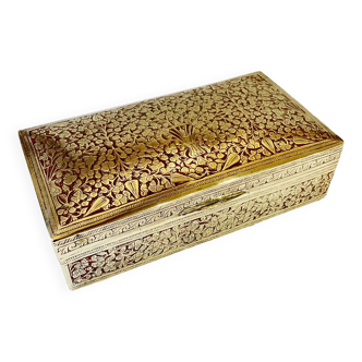 Brass cigar/jewelry box