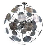 Brass sputnik ceiling lamp