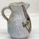 Toledo ceramic pitcher by Pablo Sanguino with fish decoration