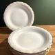6 Limoges porcelain soup plates signed P. Dessagne in very good condition