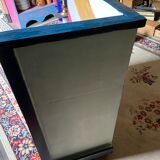 Corner bench rustic wooden chest