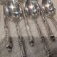 6 lunch forks 6 coffee spoons silver plated metal goldsmith SFAM Russian