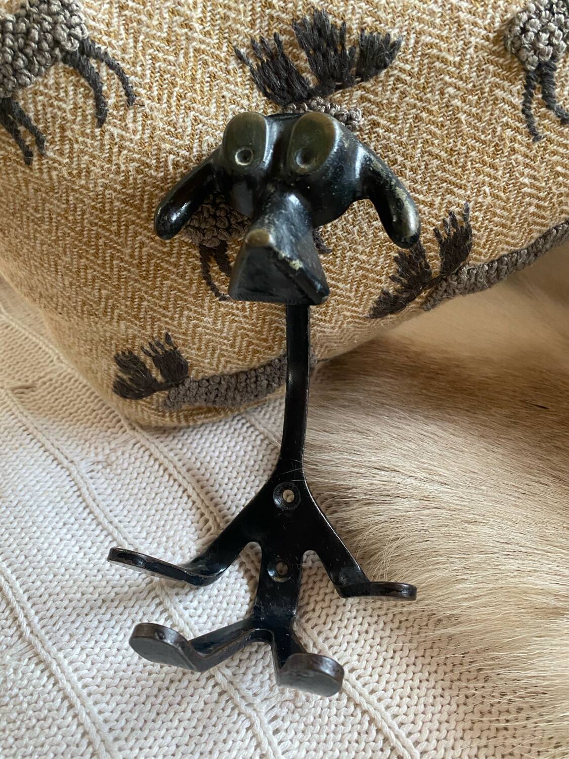 Iconic Vintage Russian Coat Rack “Dog”