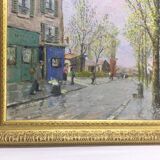 E. Febvre - Oil On Panel “Street Scene”