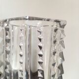 Vase hexagonal cristal biseauté