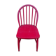 Scandinavian red chair