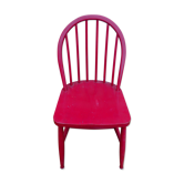 Scandinavian red chair