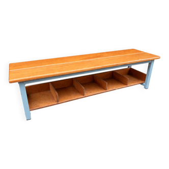 Vintage Kindergarten Bench - Retro School Furniture