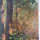 Lumière en Sous‑Bois, huile sur toile