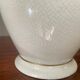 Pied de lampe en céramique craquelée vintage