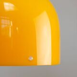 Space Age Yellow Pendant from Guzzini, 1970s