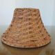 Bamboo rattan clip lampshade 80s