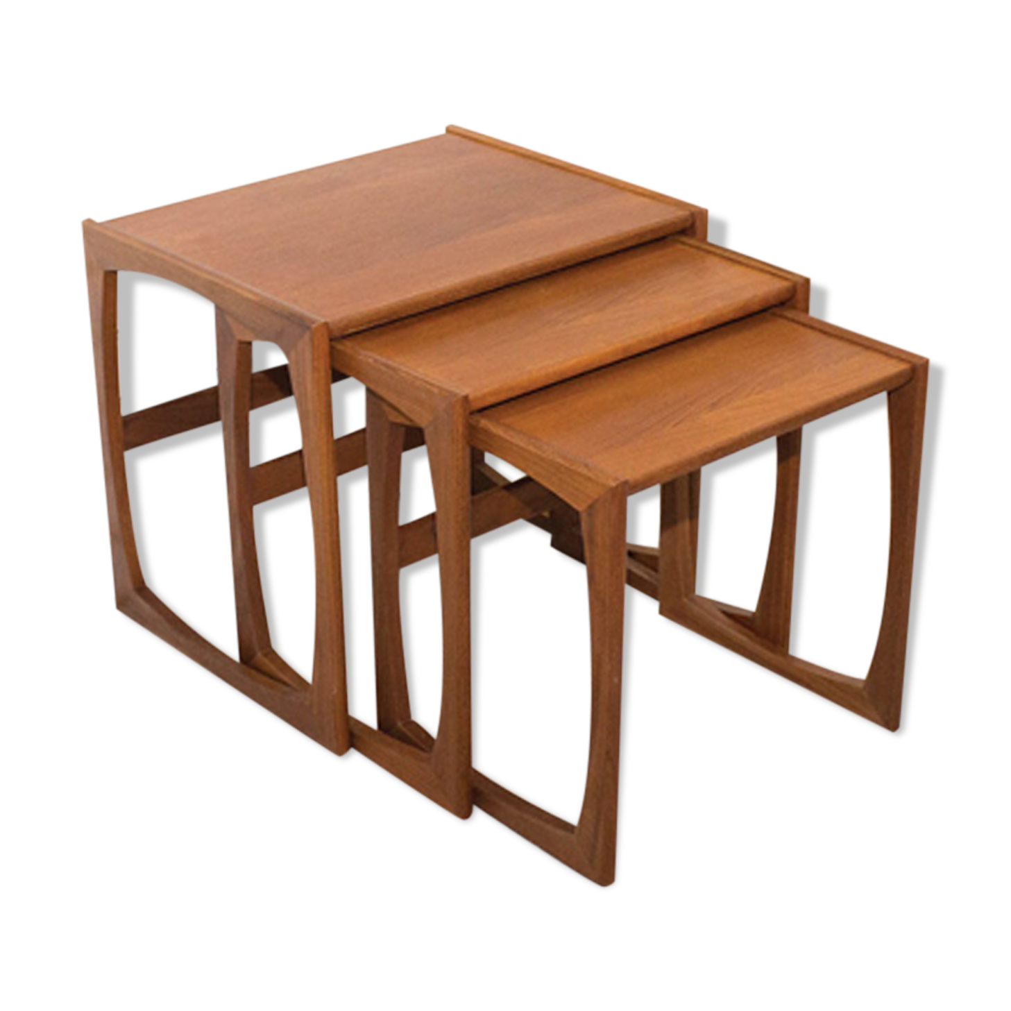 Quadrille nesting tables made by G-Plan in the 1960s