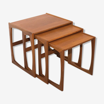 Quadrille nesting tables made by G-Plan in the 1960s