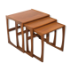 Quadrille nesting tables made by G-Plan in the 1960s