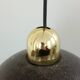 glas ceiling lamp from Peil & Putzler, germany , 70s