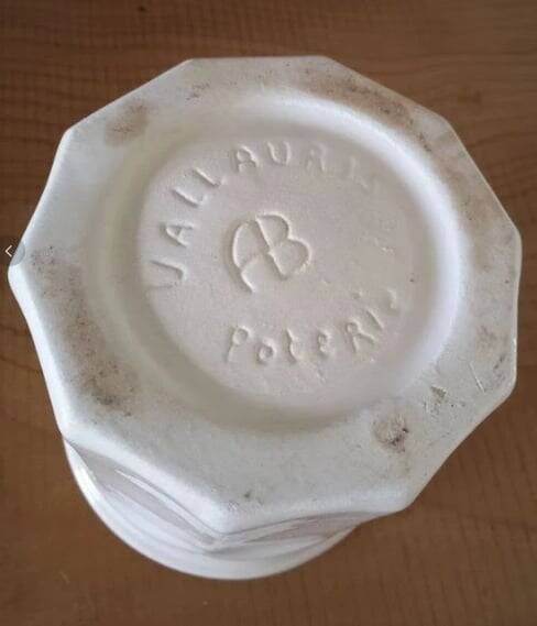 Vallauris jam jar – Cherry design – 1960s–70s – Vintage