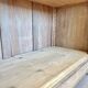 Art Deco oak wood bonnetière wardrobe, renovated.