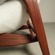 Vintage Teak "Scoop" chair with ottoman by R.Huber & Co