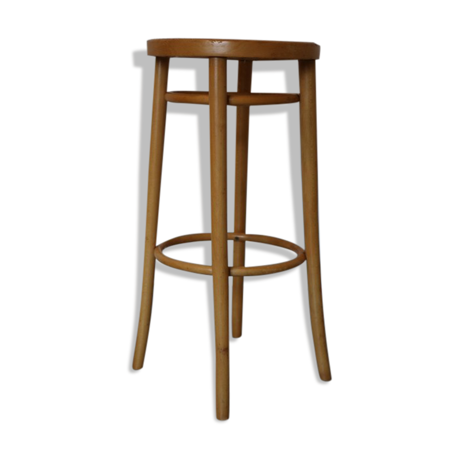Cane seat wooden stool 755mm