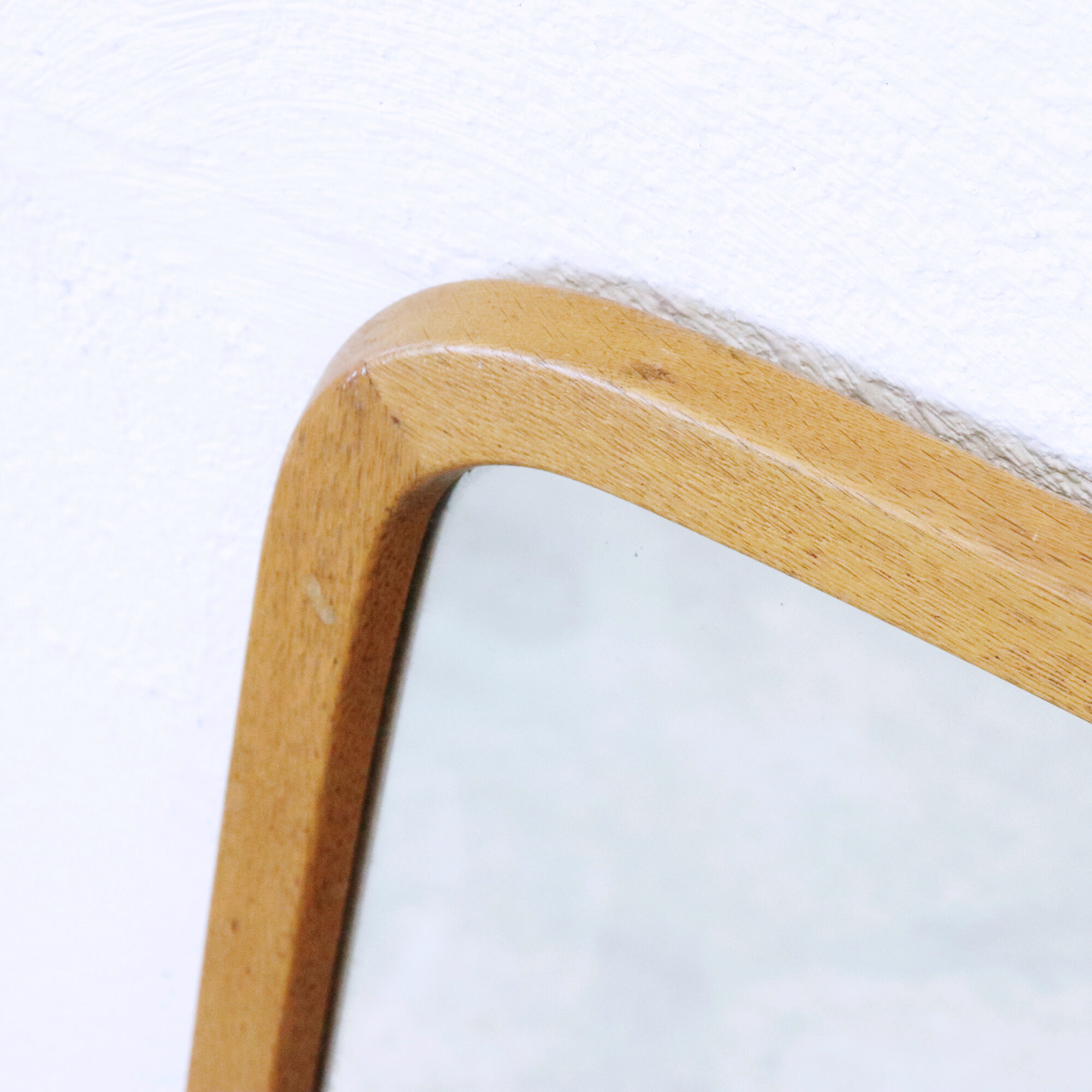 Solid oak mirror, Fröseke, Sweden, 1960 - 98x46cm