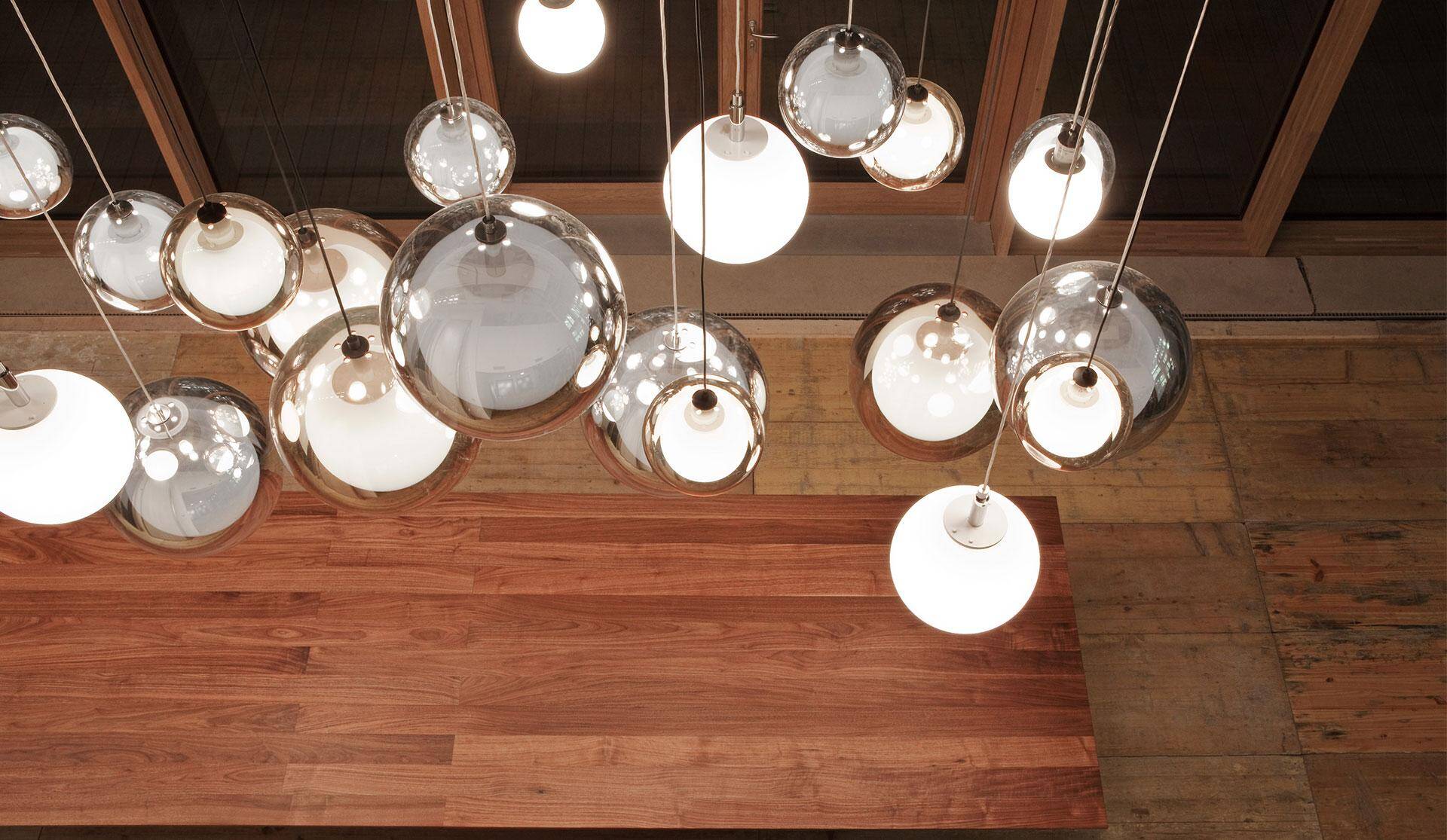 Large "Sconfine Sfera" suspension by Matteo Thun for Zumtobel