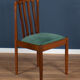 Retro Teak 1960s Meredew Dining Table & 4 Chairs Mid Century