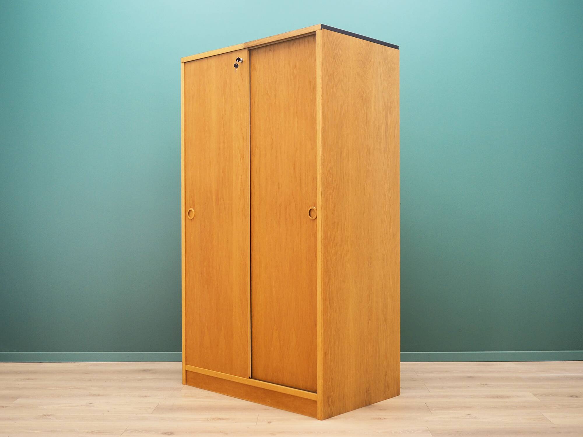 Ash wardrobe, Danish design, 1960s, manufacturer: Tage Mogensen