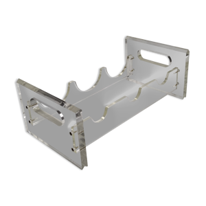 Porte-bouteille en plexiglas