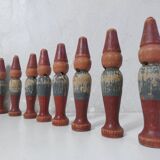 Ancien jeu de quilles en bois