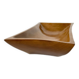 Large vintage solid wood cup