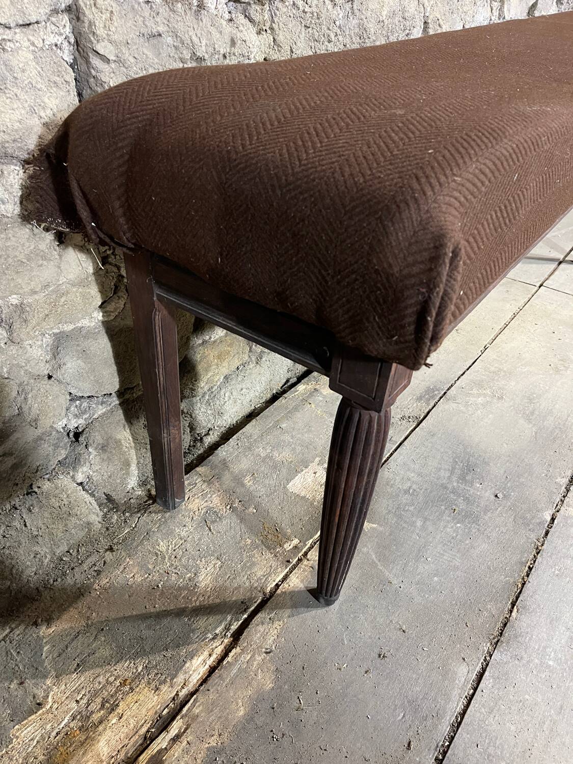 Parisian bistro bench