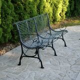 Arras 4-seater bench - Black