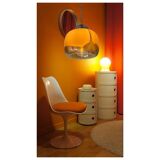 Large Murano Mazzega pendant light from the 70s