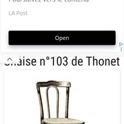 Antique bentwood chair by Thonet