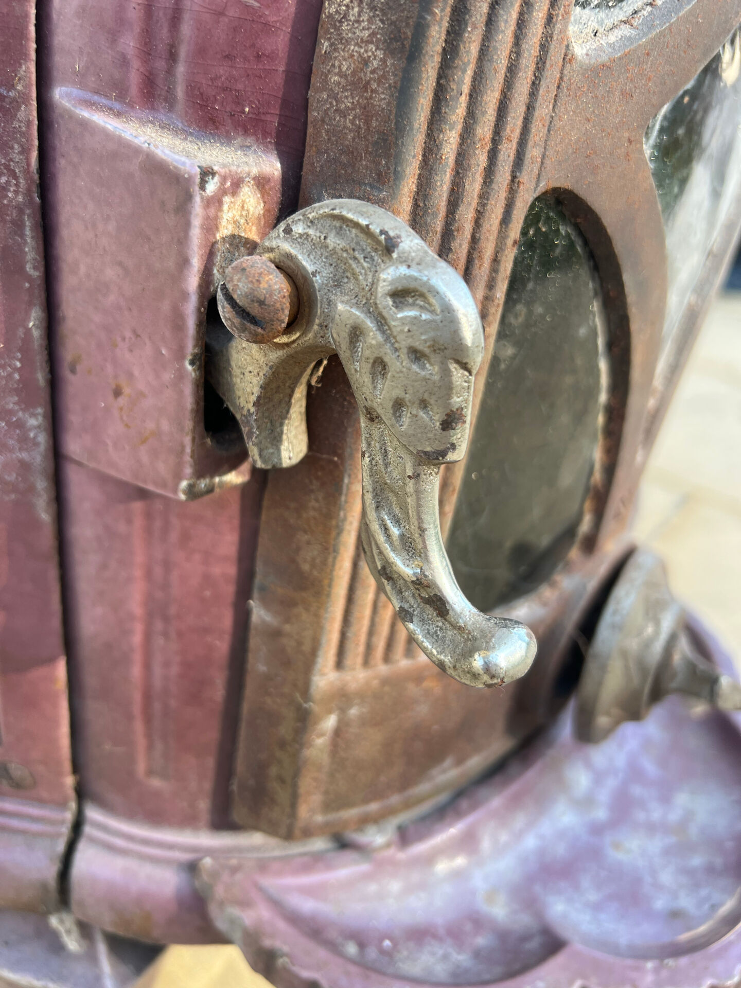 Old wood stove