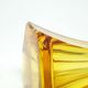 Art Deco vase, yellow crystal, designed by J. Hoffmann, Moser, Czech Republic, 1930s