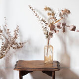 Walking stool feet in solid oak