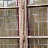 Pair of stained glass windows