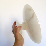 Compotier, flat on alabaster pedestal, 1960