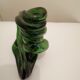 Blow glass crumple candle holder