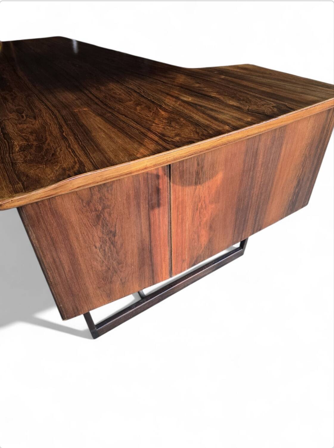 Midcentury Boomerang bureau van Peter Løvig Nielsen voor Hedensted