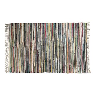 Cotton handwoven rag rug, home decor