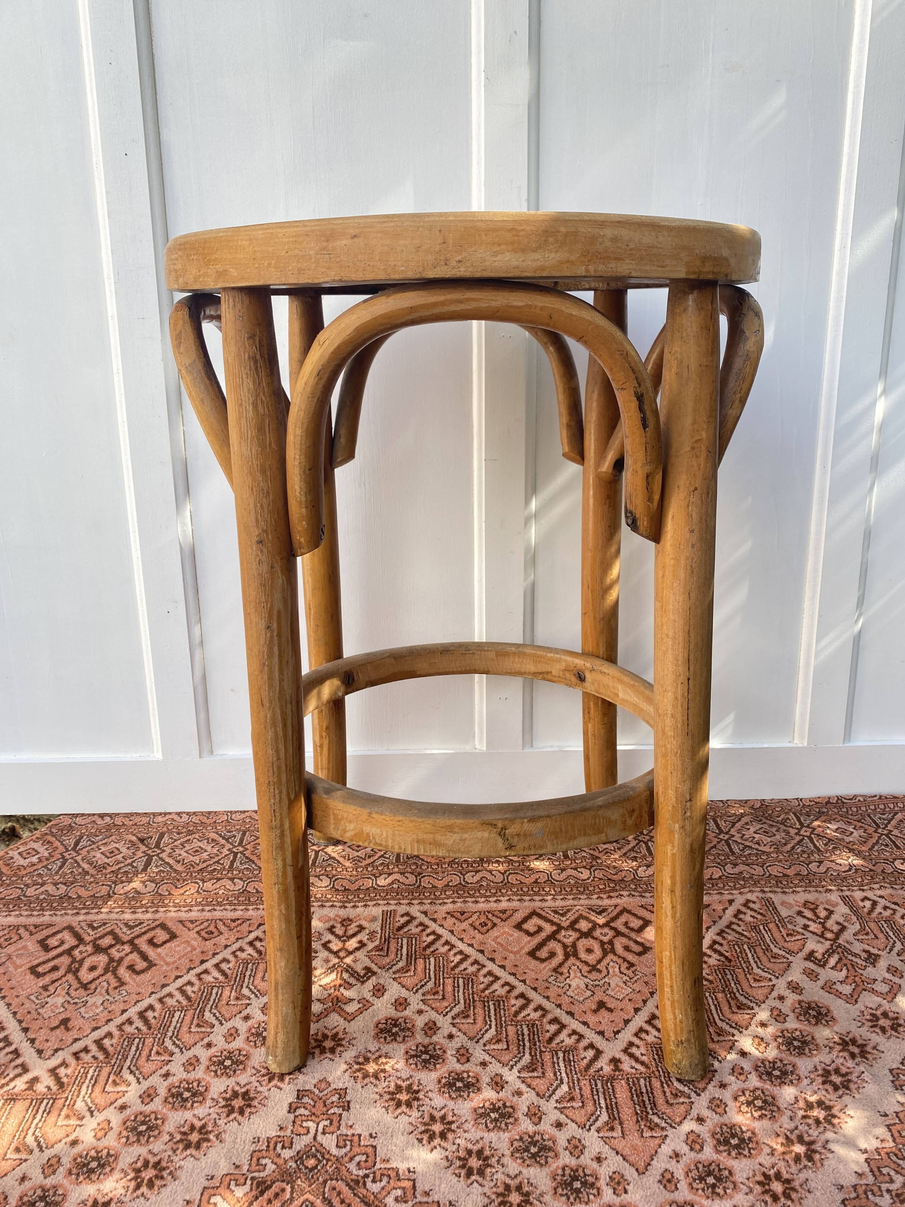 Bentwood bistro stool