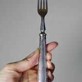 Dessert or entremets forks Mappin & Webb antique silver-plated