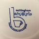 Set of 6 dessert plates of the English pottery "Barratts de Staffordshire" model "Nottingh"
