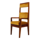 Mid century high back chair Italy 1950