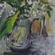 Original Swedish Oil on Canvas – “Lilje kon valje” by Iris Nordstrandh
